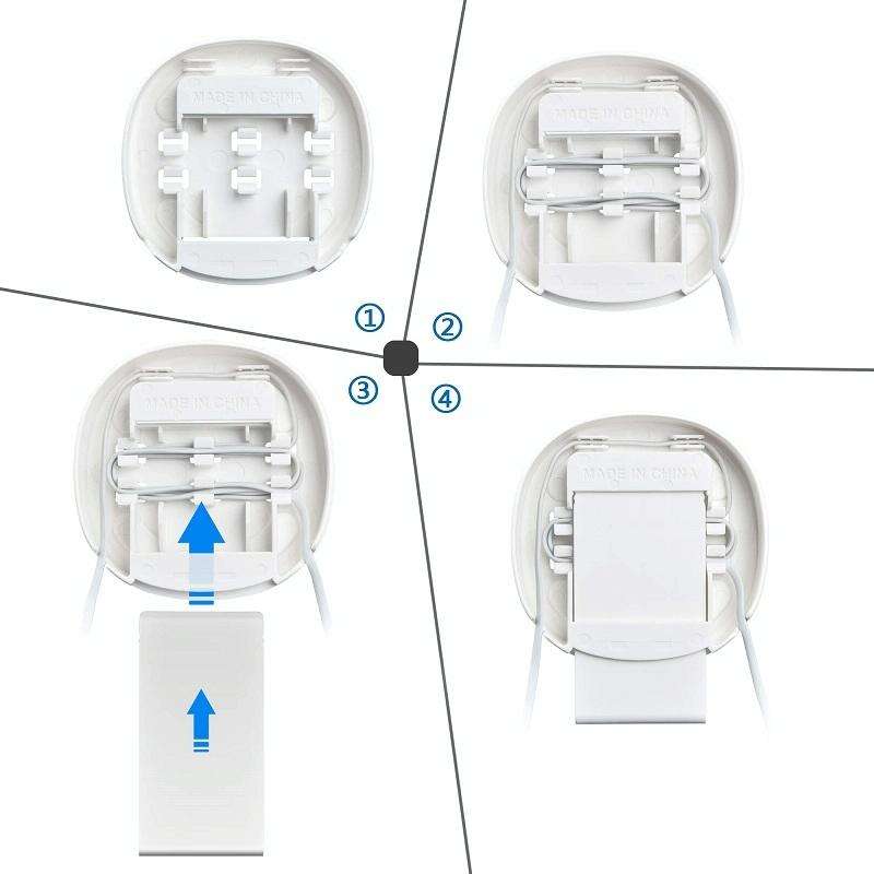 For TP-Link Deco M4/E4/P9/S7 Router Wall Mount Storage Bracket(White)