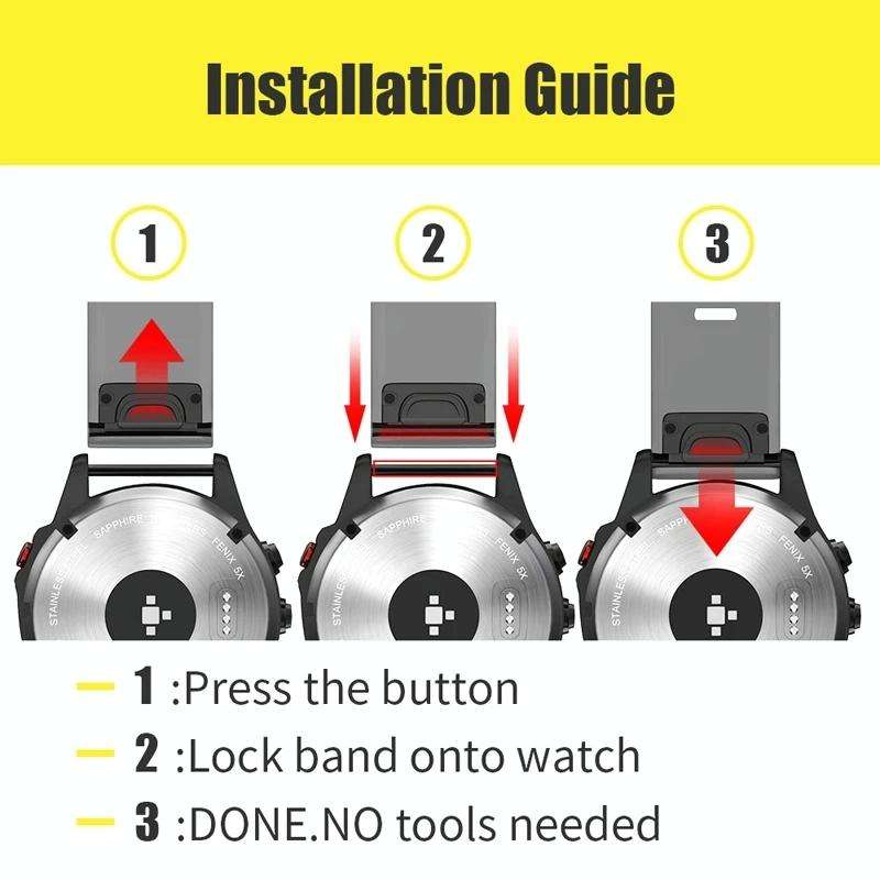 For Garmin Fenix 6S 20mm Silicone Watch Band(Peppermint Green)