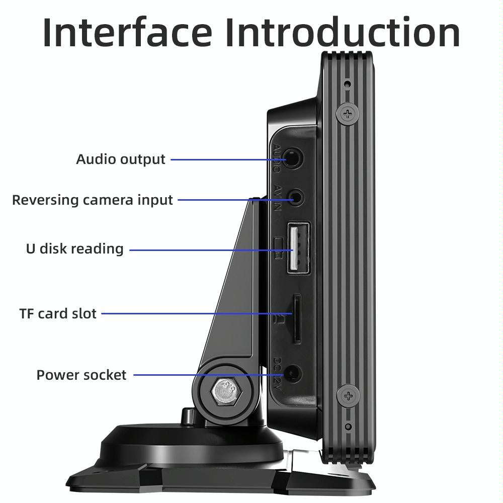 B5303 10.26 inch Portable Car MP5 Player Support CarPlay / Android Auto(Black)