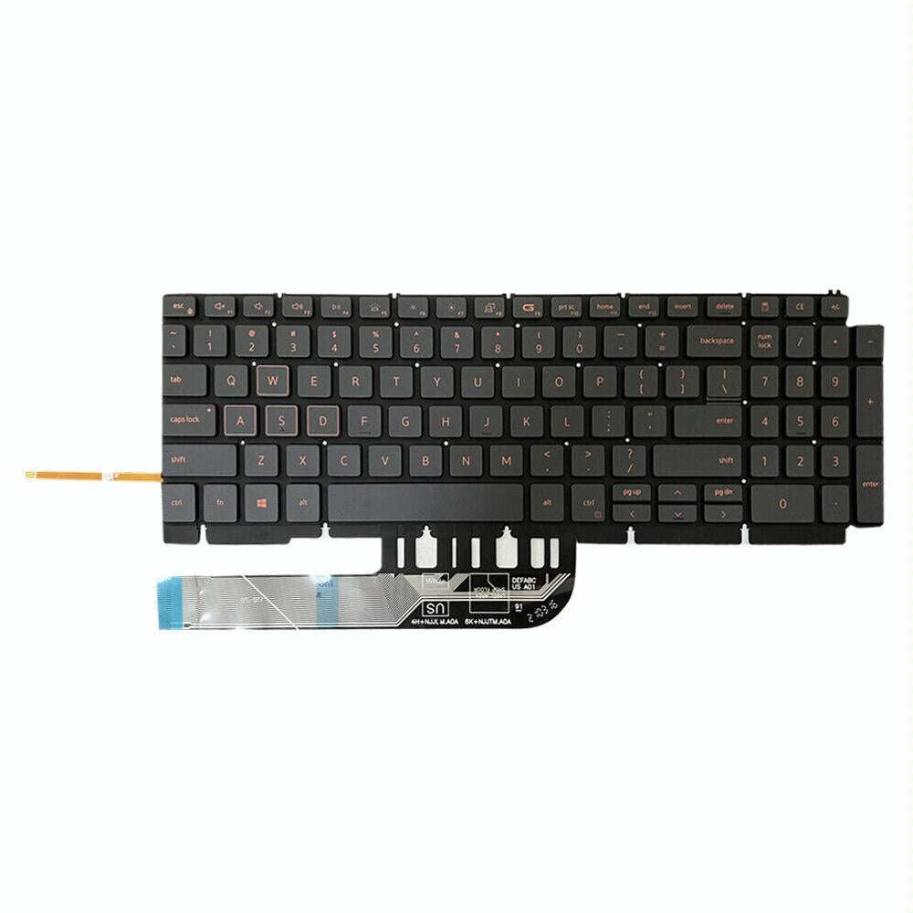 For Dell Latitude 7400 3400 5400 7410 5401 Spanish Version Backlight Laptop Keyboard(Black)