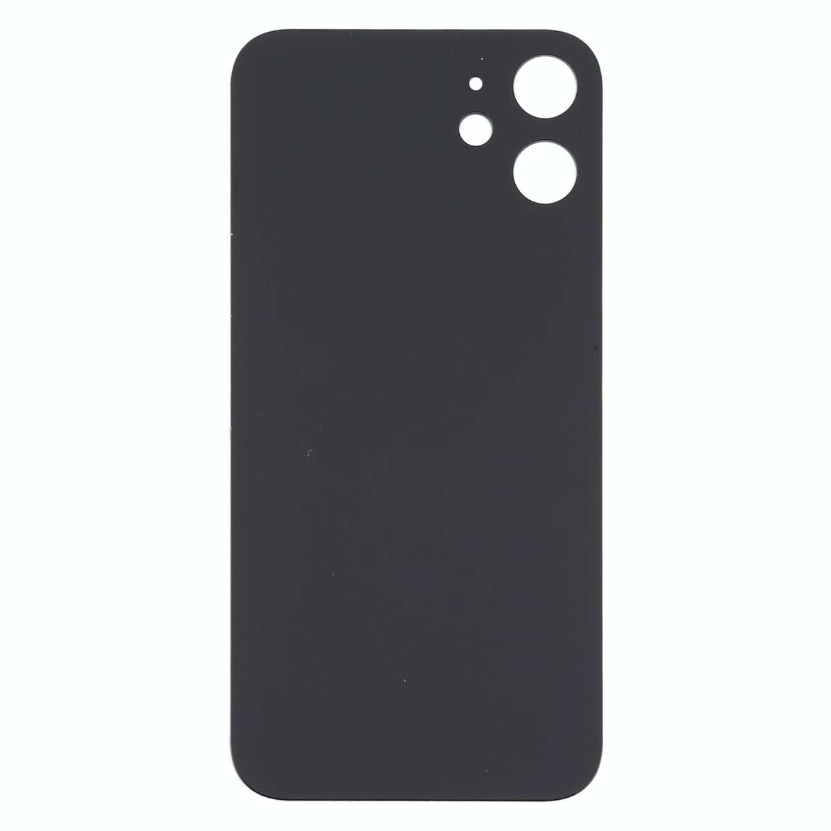 Easy Replacement Big Camera Hole Back Battery Cover for iPhone 12(Black)