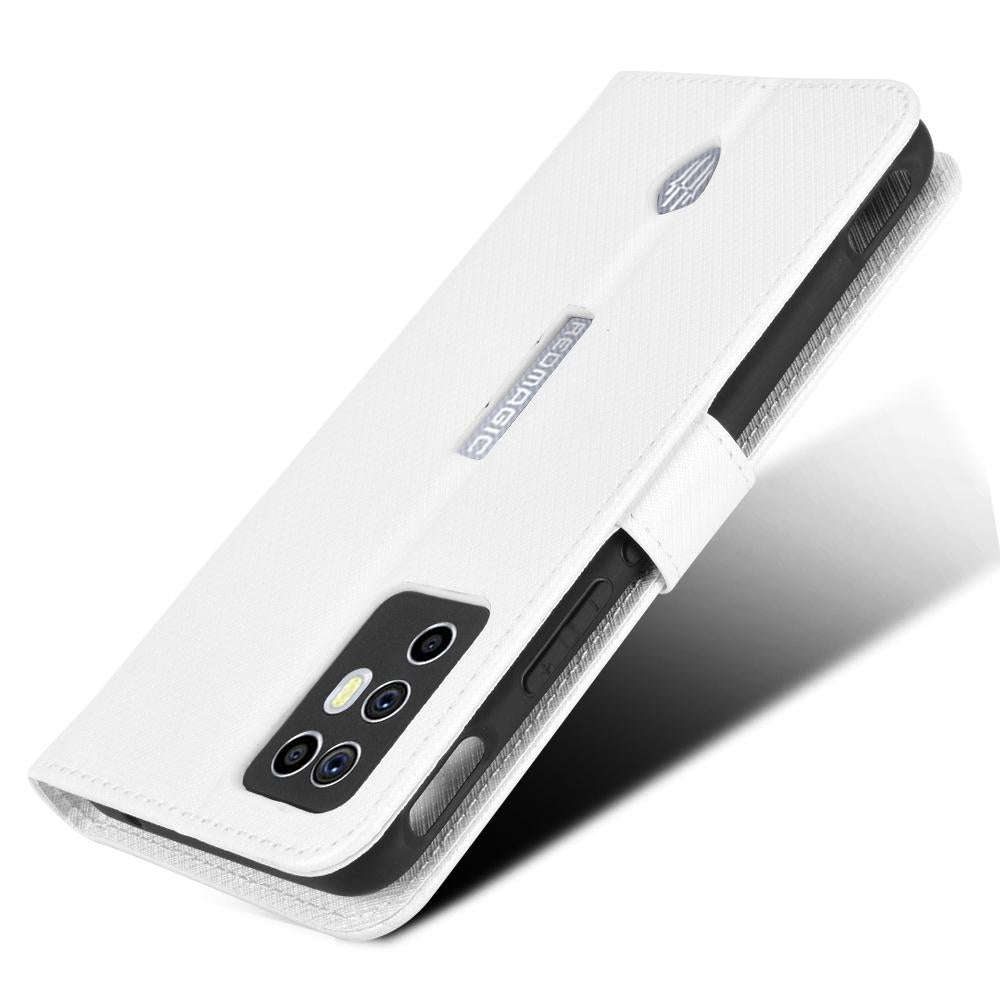 For ZTE Nubia Red Magic 6R Diamond Texture Leather Phone Case(White)