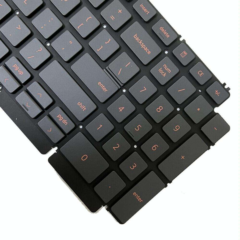 For Dell Latitude 7400 3400 5400 7410 5401 Spanish Version Backlight Laptop Keyboard(Black)
