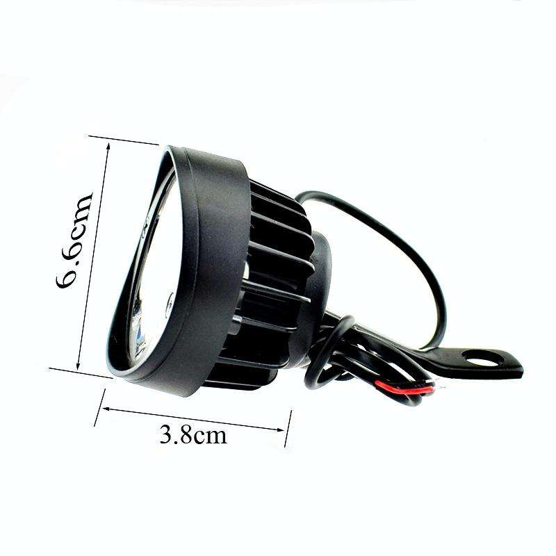 2 PCS MK-262 6 LEDs Motorcycle Fog Lamp Shooting Light