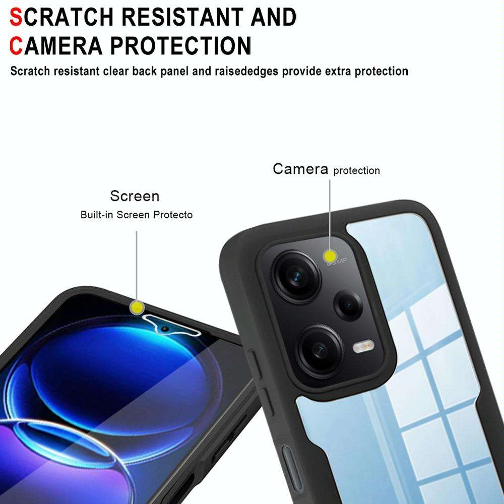 For Xiaomi Redmi Note 12 Pro 5G / Poco X5 Pro Acrylic + TPU 360 Degrees Full Coverage Phone Case(...