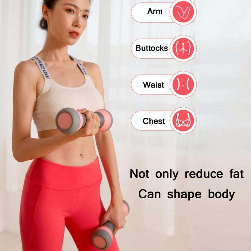 Ladies Home Adjustable Weight Fitness Dumbbells Arm Muscle Shaper, Weight: 4kgPink