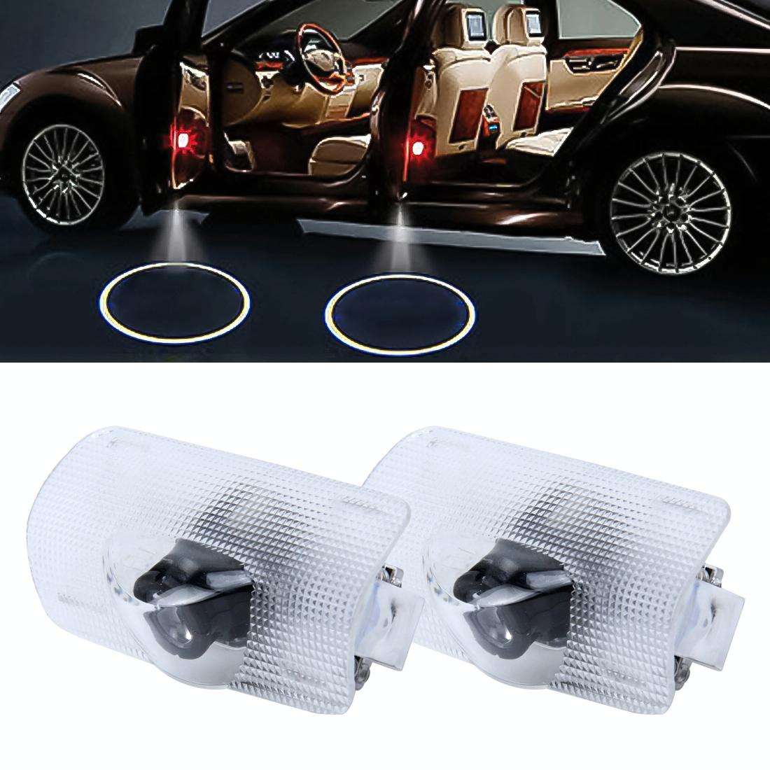 2 PCS LED Car Door Welcome Logo Light Car Brand 3D Shadow Light for Lexus LS 2007-2016