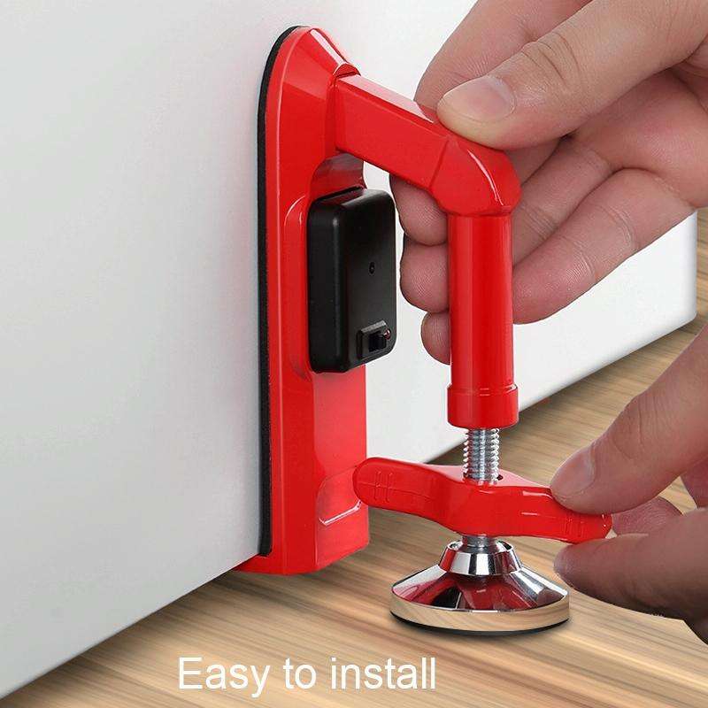 Locks Self-Defense Door Stop Travel Accommodation Door Stopper Door Lock Security Device, Style:A...