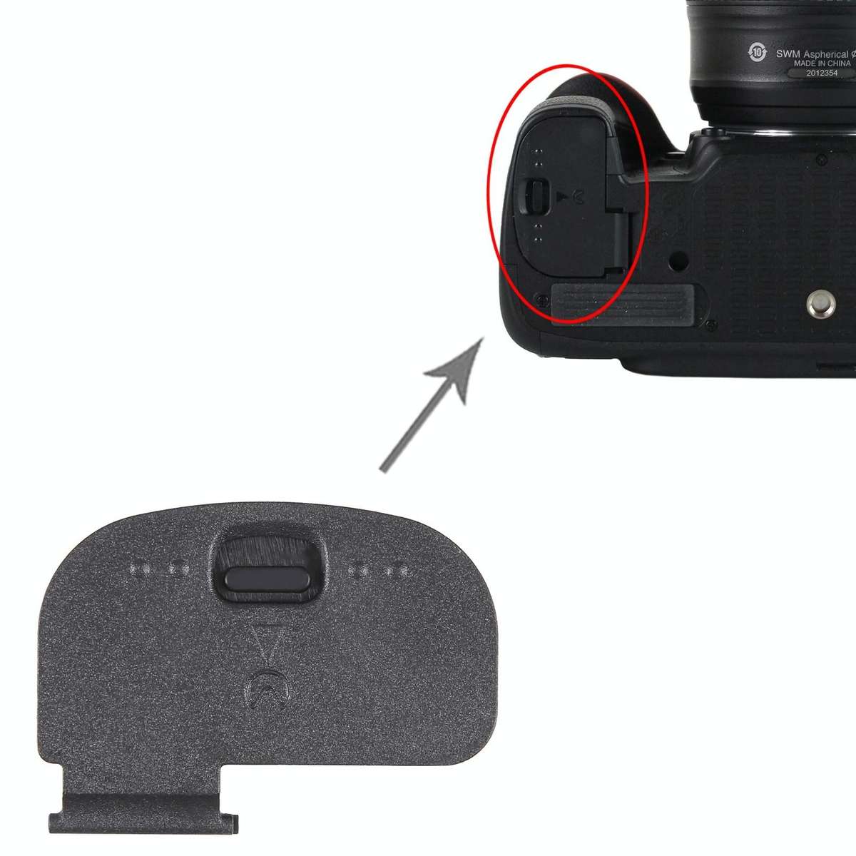 For Nikon D600 / D610 /D7000 / D7100 / D7200 OEM Battery Compartment Cover