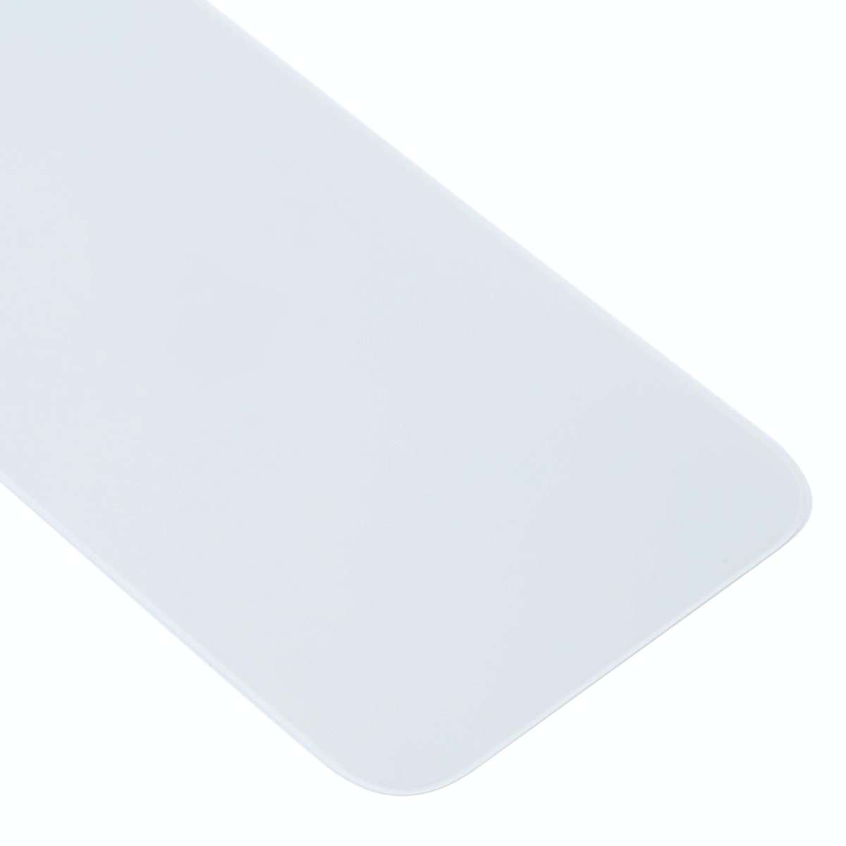 Easy Replacement Big Camera Hole Glass Back Battery Cover for iPhone 13 Pro Max(White)