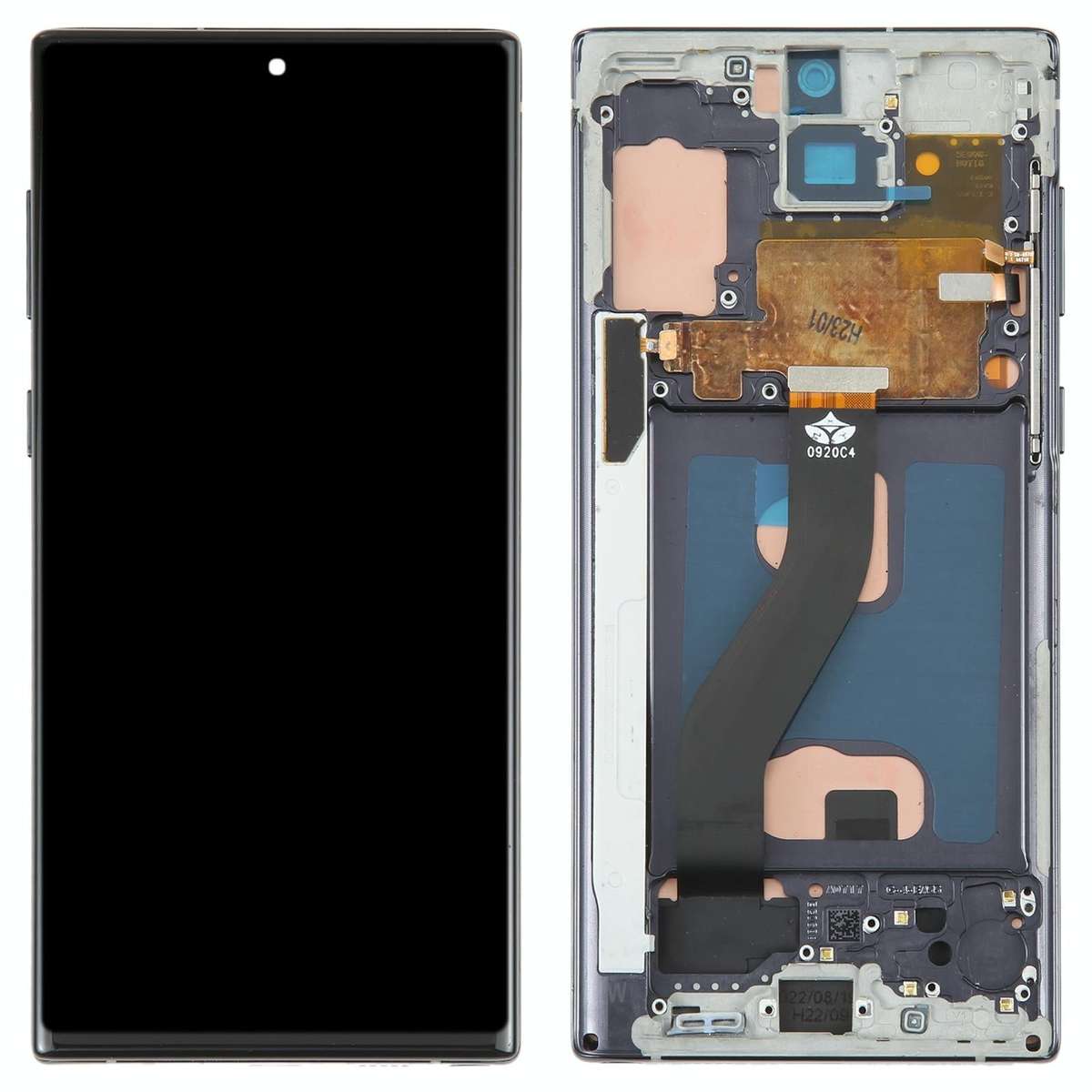 TFT Material LCD Screen for Samsung Galaxy Note10 Digitizer Full Assembly With Frame/Handwriting,...