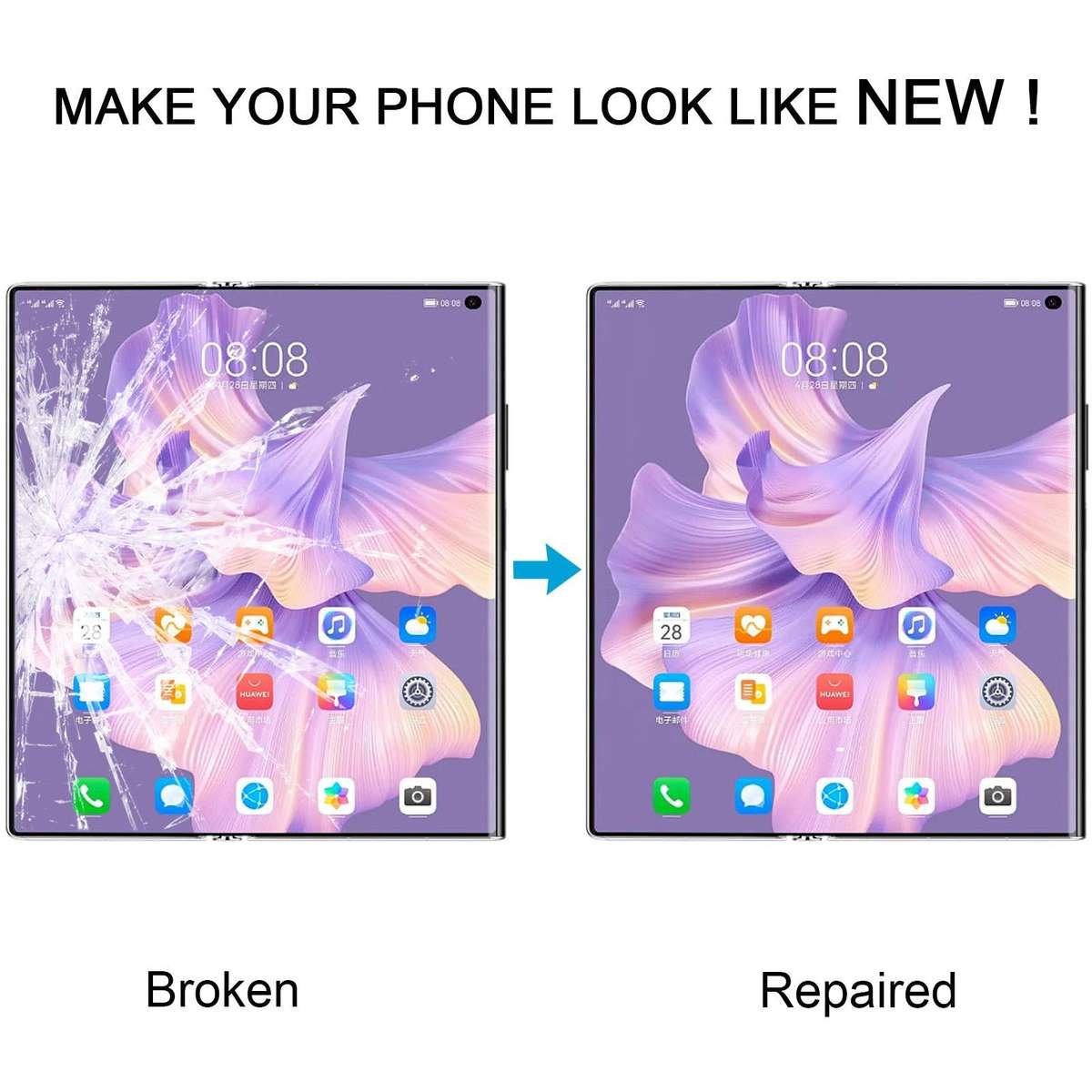 For Huawei Mate XS 2 LCD Screen Fold Film