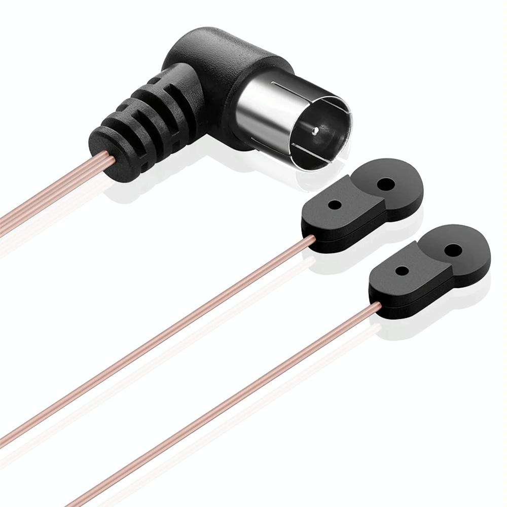2m FM Dipole Antenna Female Plug Connector Stereo Audio Radio Receiver