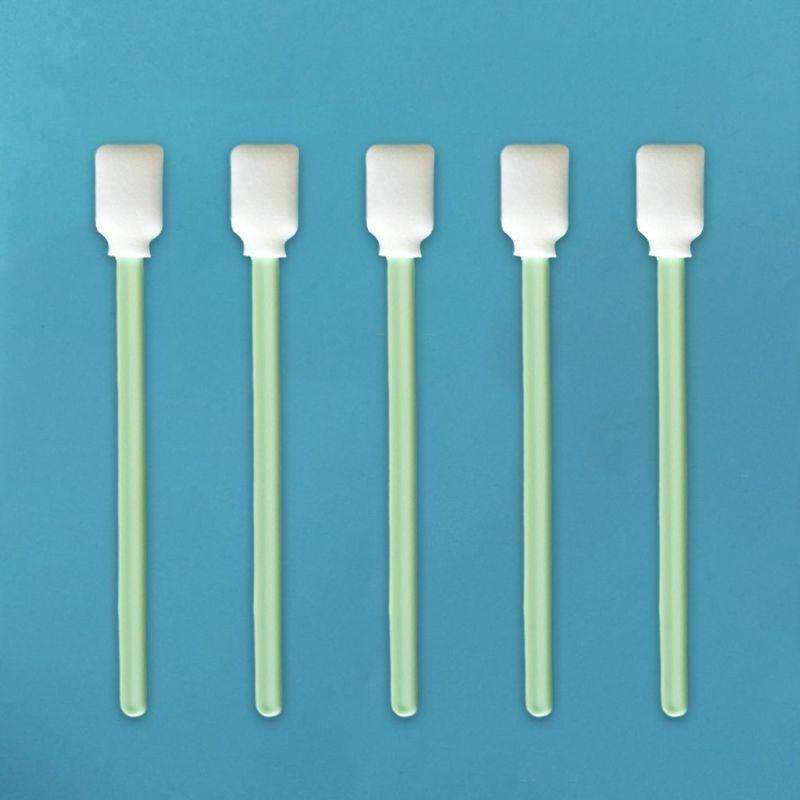 100 Sticks Inkjet Sponge Flat Head Cleaning Wipe Industrial Rod, Size:13cm(5 inch Small Wide Spon...