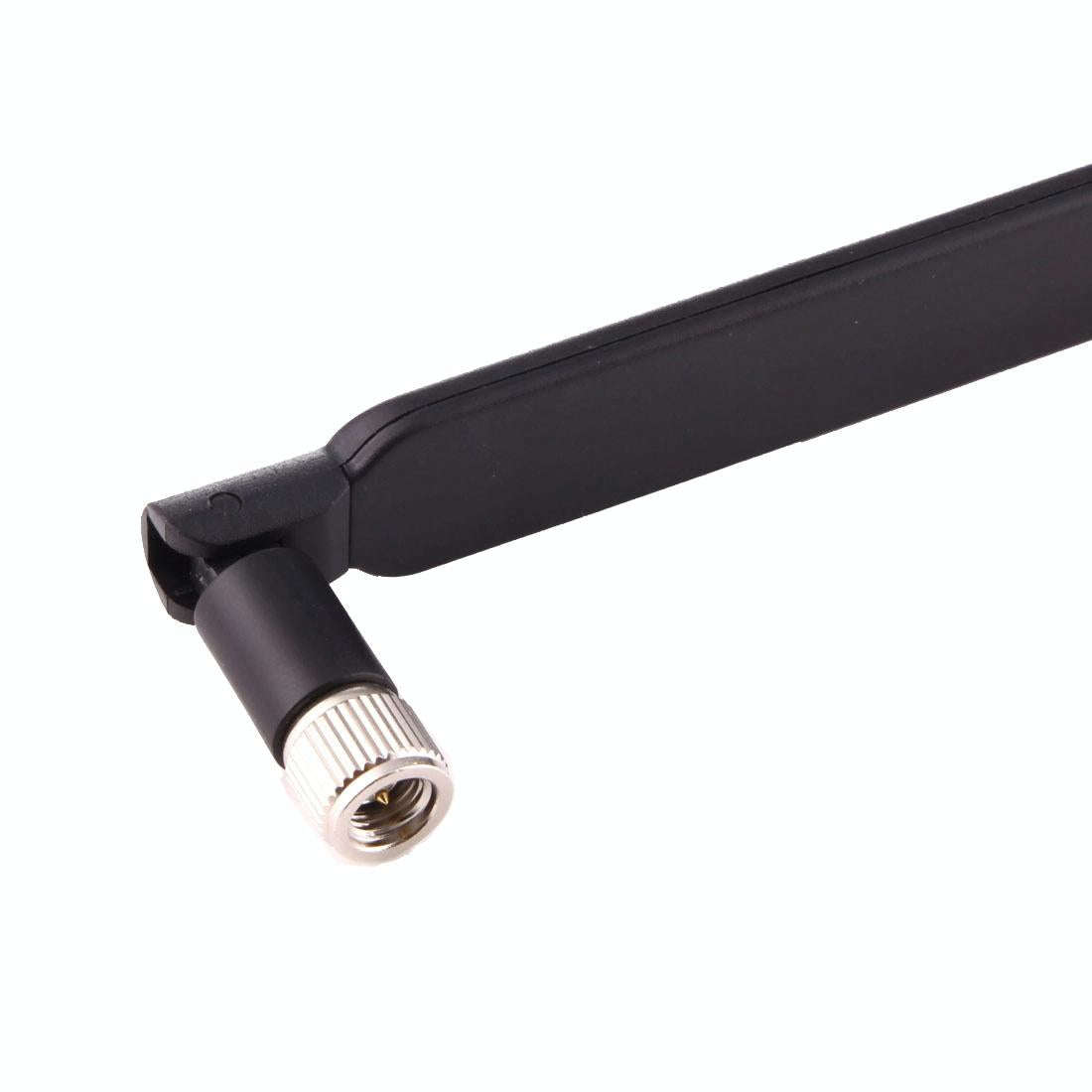 2 PCS B593 5dBi SMA Male 4G LTE Router Antenna(Black)