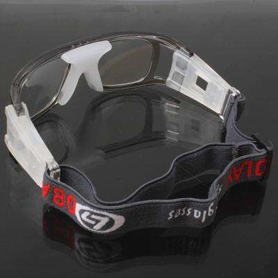Wrap Goggles Sports Glasses Eyewear for Basketball / Soccer Game (Grey)