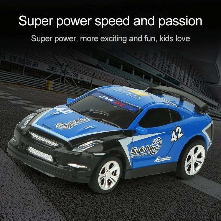 Coke Can Mini RC Car Radio Remote Control Micro Racing Car(Gold)