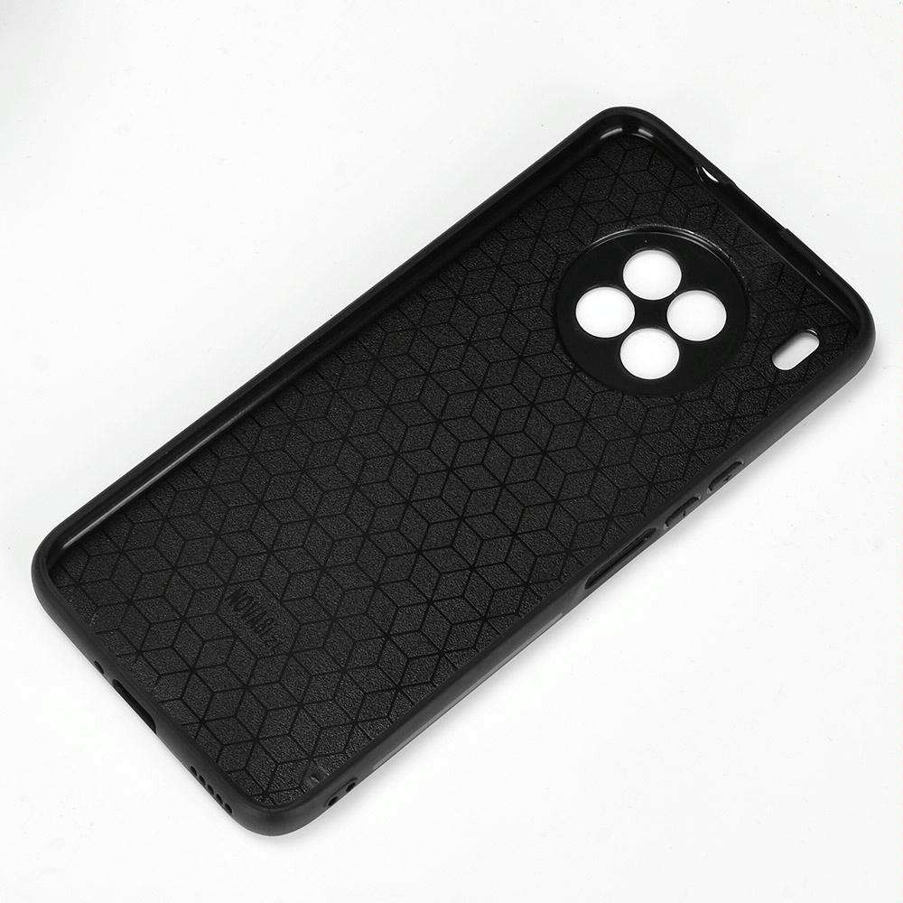 For Huawei nova 8i / Honor 50 Lite Sewing Cow Pattern Skin Phone Case(Black)