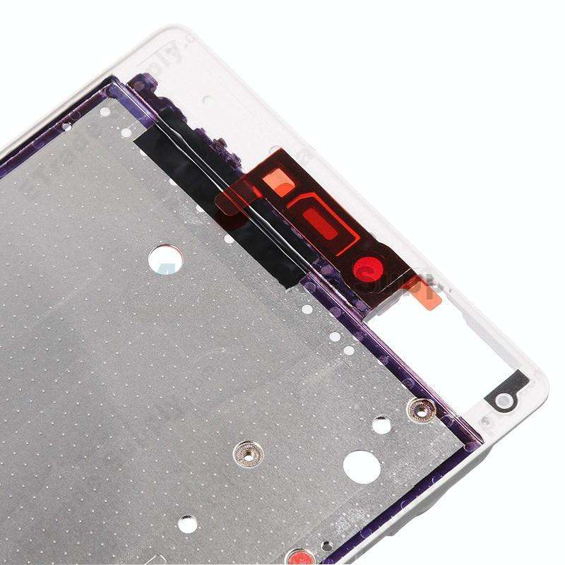 Front Housing Screen Frame Bezel  for Huawei Ascend P8(White)