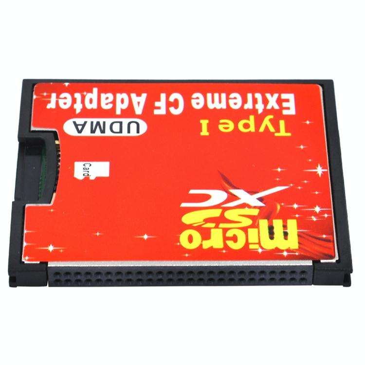 Micro SD to CF Compact Flash Memory Card Adapter, 1-Socket