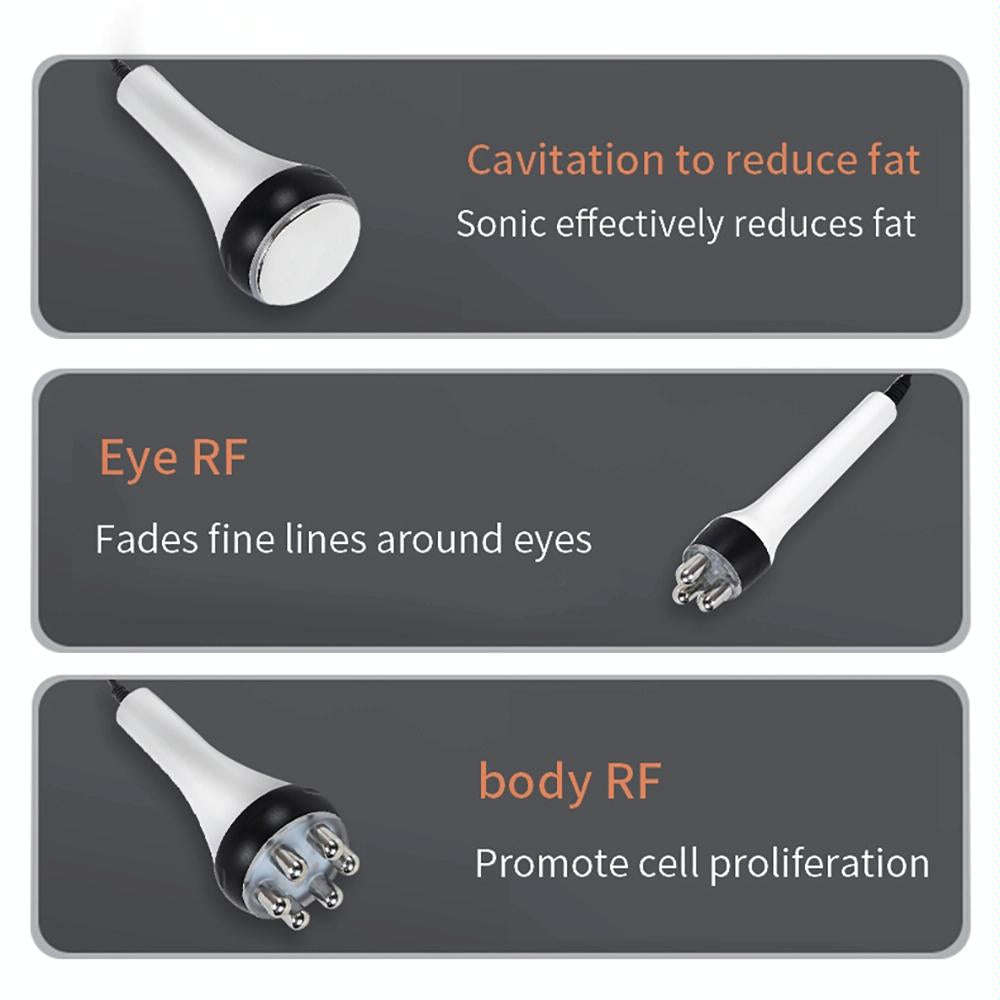 Beemyi 3 In 1 40K Ultrasonic Cavitation Body Slimming Machine RF Beauty Device US Plug