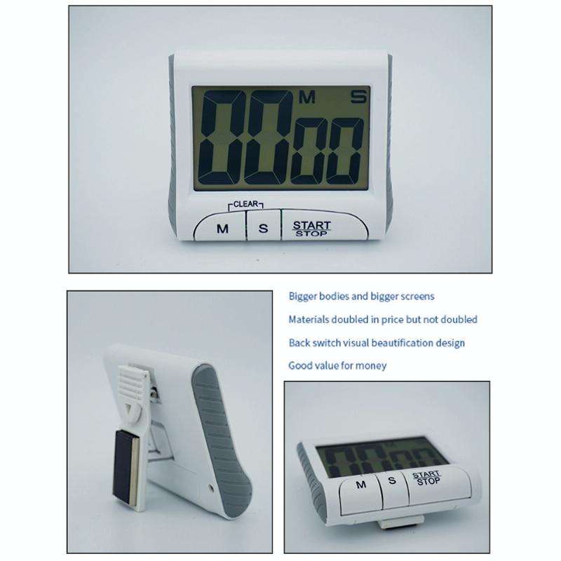 Kitchen Reminder Learning Positive Timer With Switch, Color: White