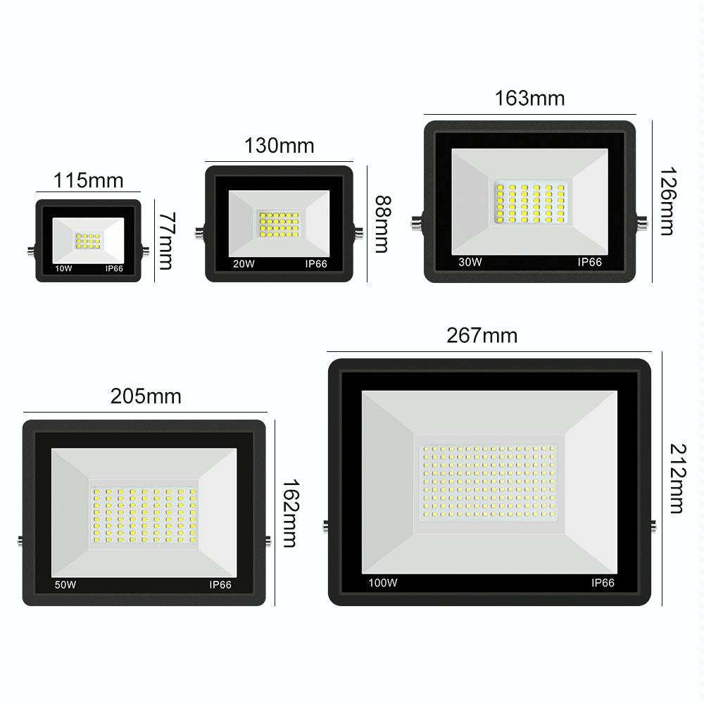 30W Linear LED Spotlight Outdoor Project Light Waterproof Garden Energy-Saving Lighting Floodligh...