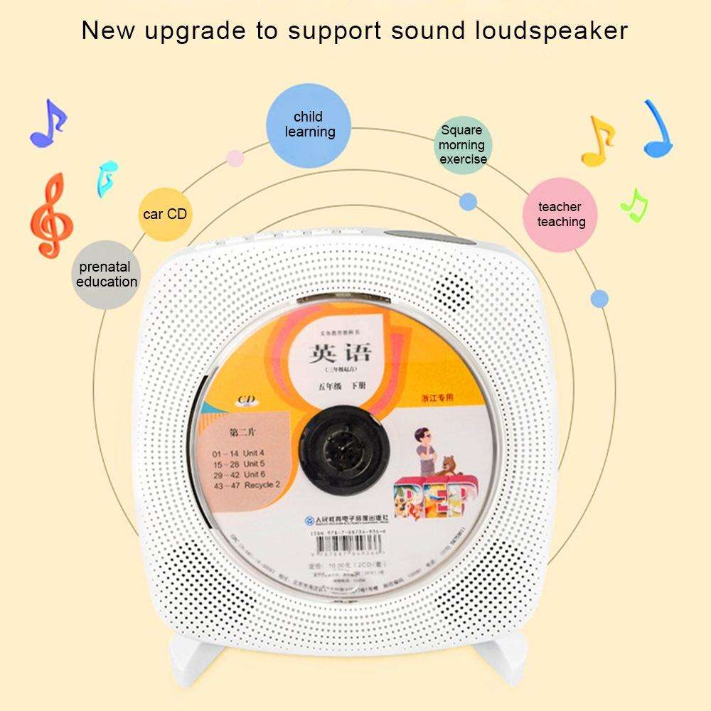 Kecag KC-609 Wall Mounted Home DVD Player Bluetooth CD Player, Specification:CD Version +Not Conn...