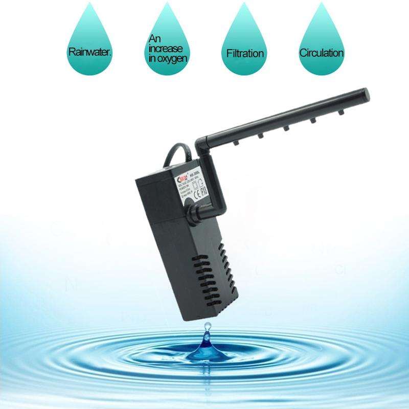 HX-300L 5W 400L/H Multi-function Submersible Aquarium Water Pump Circulation Pump Fish Tank Inter...