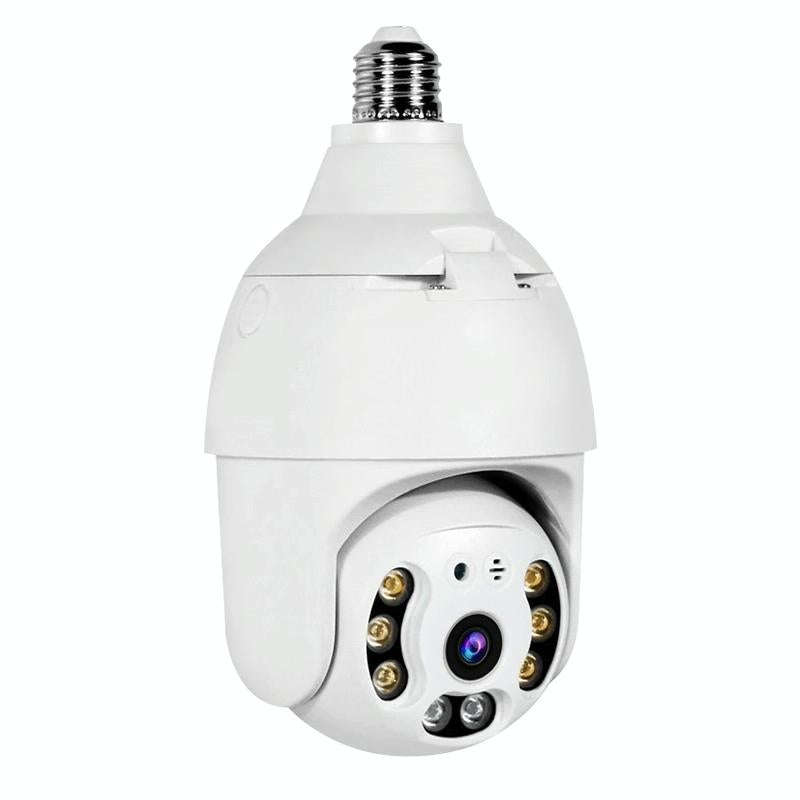 Smart WiFi 1080P HD Outdoor Network Light Bulb Camera, Support Infrared Night Vision