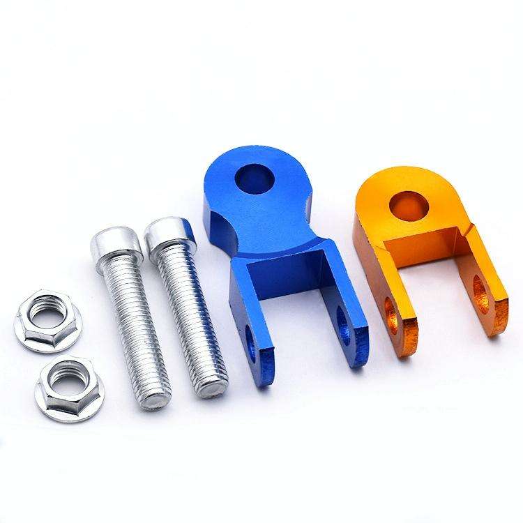 2 Pairs Shock Absorber Extender Height Extension for Motorcycle, Size: Large(Purple)