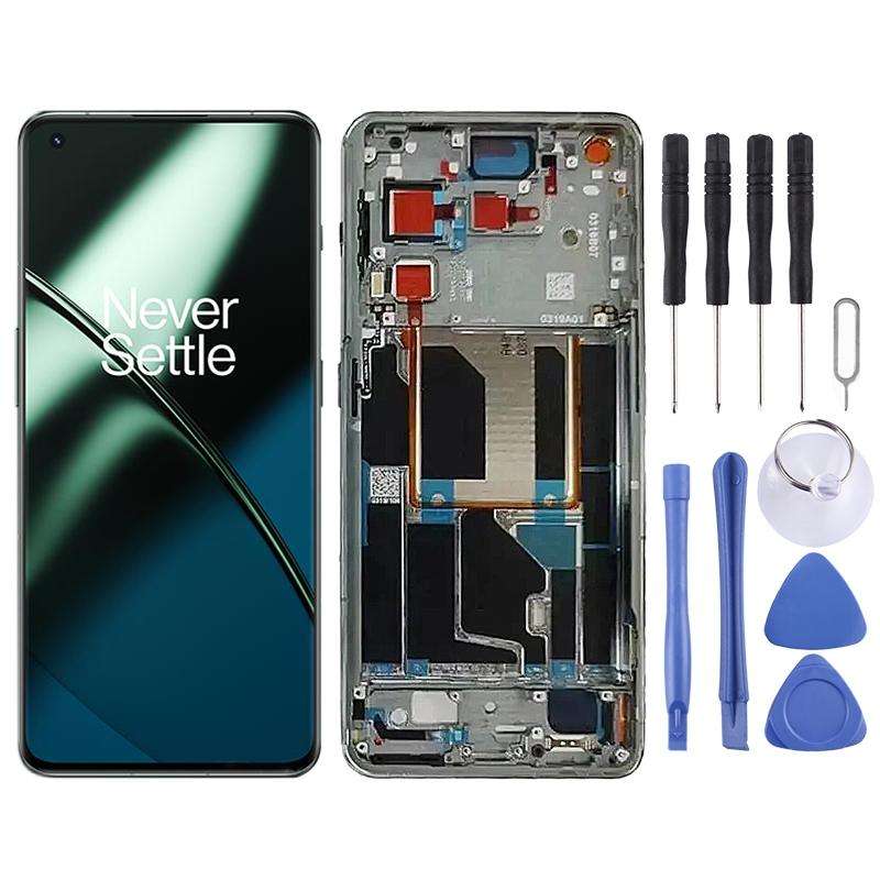 For OnePlus 11 PHB110 CPH2449 CPH2447 Original AMOLED LCD Screen Digitizer Full Assembly with Fra...