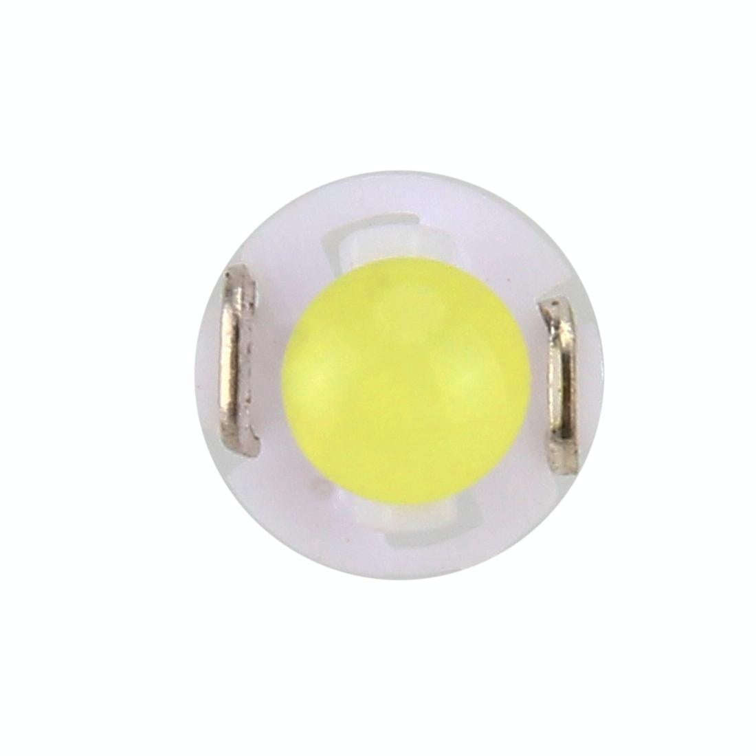 10 PCS 2W T3 Wedge Instrument Panel LED Light Dashboard Gauge Cluster Indicator Lamp Bulb(White L...
