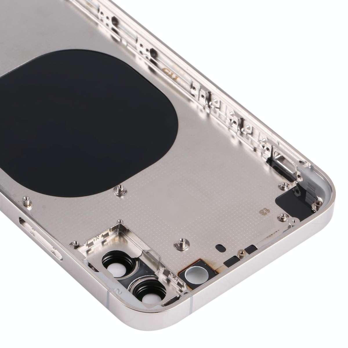 Back Housing Cover with Appearance Imitation of iP13 Pro for iPhone X(White)