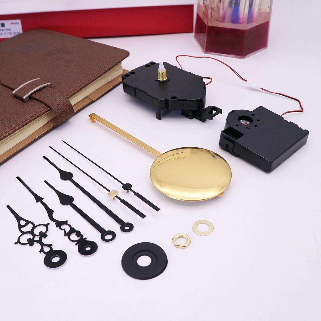 Quartz Pendulum Clock Movement DIY Movement Kits with 2 Pairs Hands