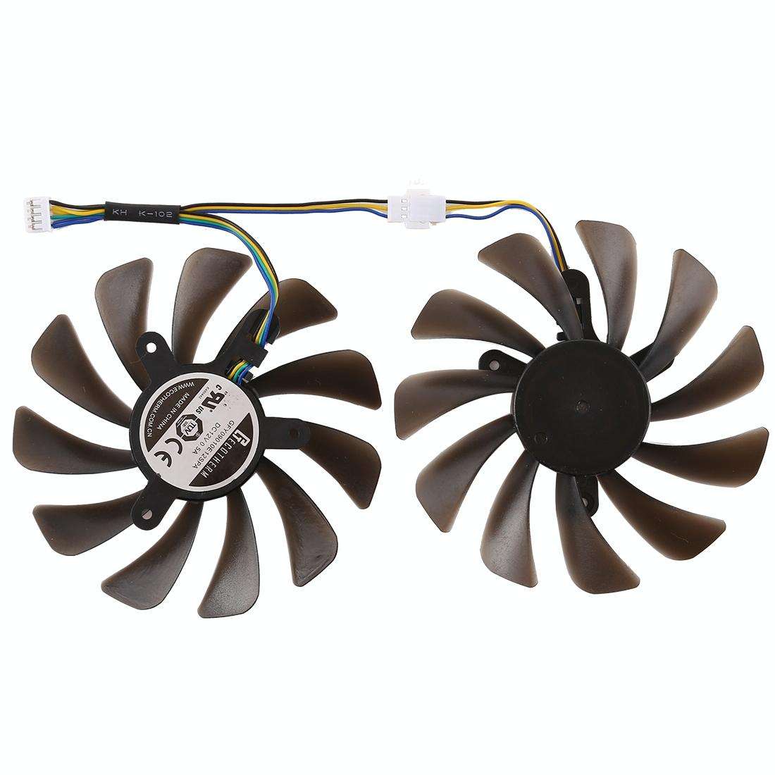 DC 12V 4 Pin VGA Graphics Card Cooling Fan for Zotac Geforce GTX 1080 Ti GTX 1080Ti AMP Edition, ...