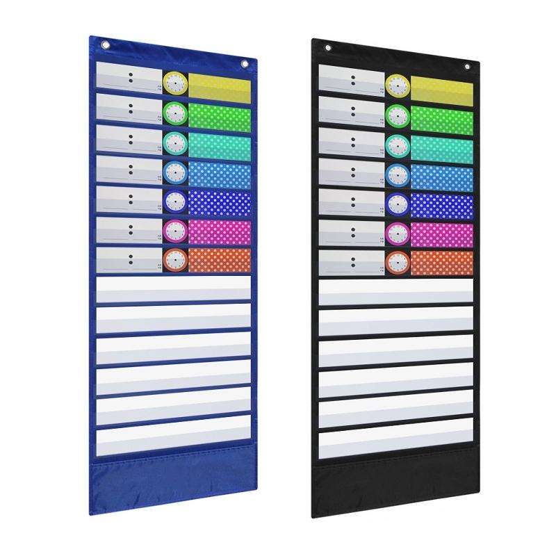 Daily Time Class Schedule Hanging Bag(Black)