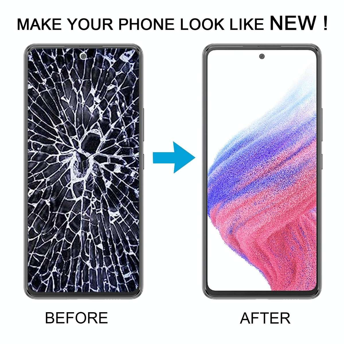 For Samsung Galaxy A53 5G SM-A536B TFT LCD Screen Digitizer Full Assembly, Not Supporting Fingerp...