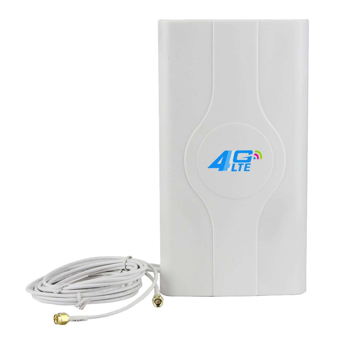 LF-ANT4G01 Indoor 88dBi 4G LTE MIMO Antenna with 2 PCS 2m Connector Wire, SMA Port