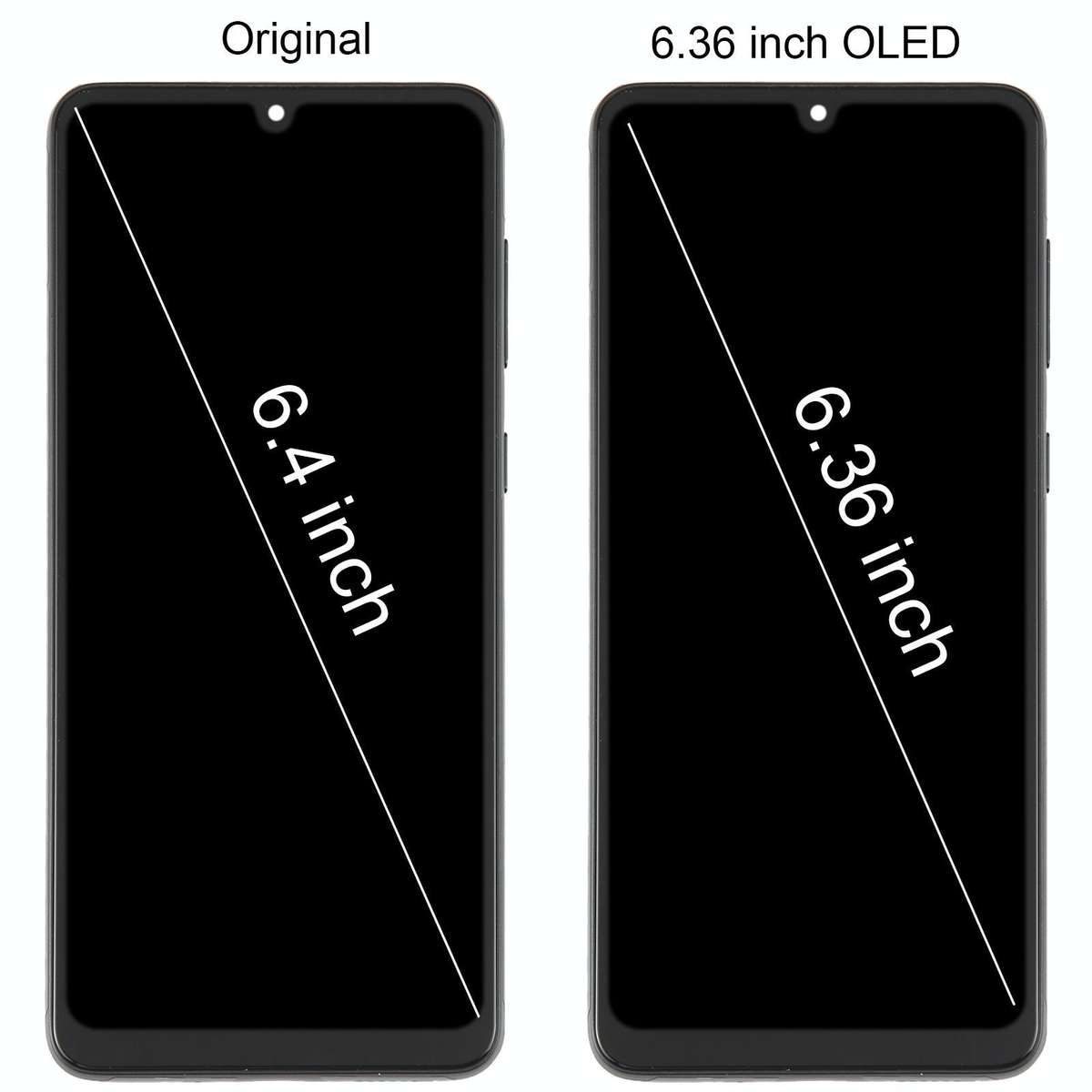 For Samsung Galaxy A33 5G SM-A336 6.36 inch OLED LCD Screen Digitizer Full Assembly with Frame(Bl...