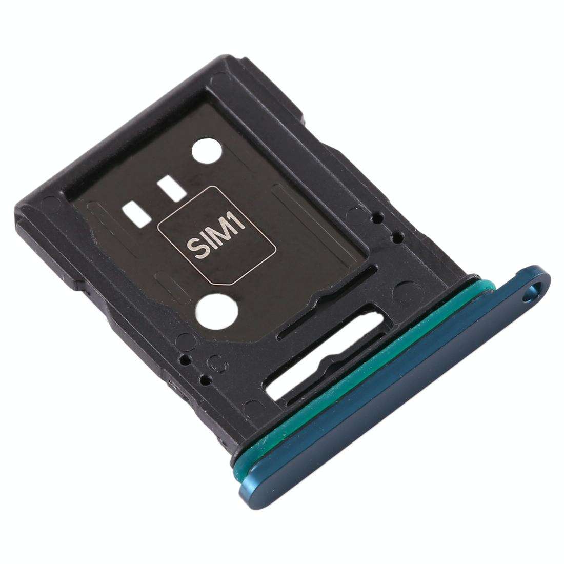 For OPPO Reno 10x zoom SIM Card Tray + SIM Card Tray / Micro SD Card Tray (Blue)