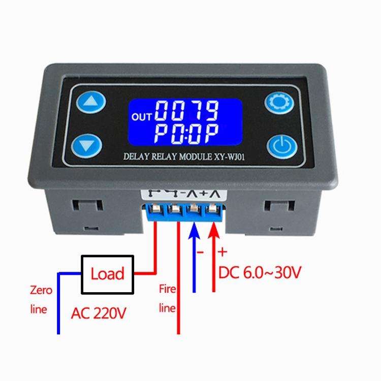 12/24V Relay Module Cycle Trigger Delay Power-Off Delay Timing Circuit Switch(PCB)