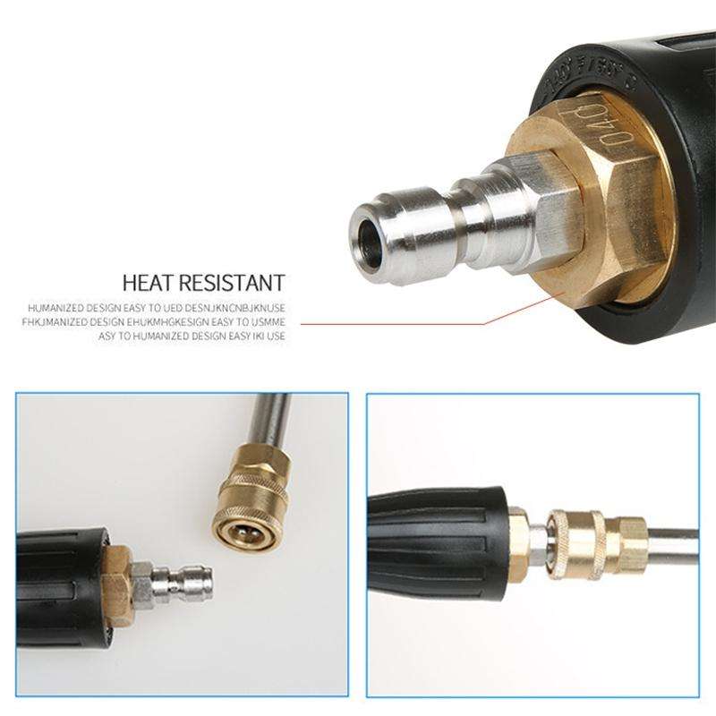 Adjustable High Pressure Washer Nozzle Tips Jet Nozzle Washer Accessories for Truck, 040(4.0GPM) ...