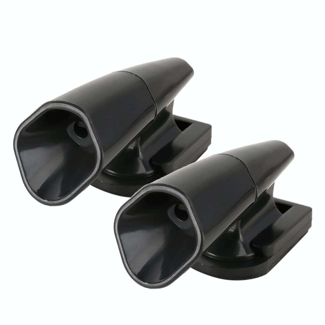 Car ABS Deer Alert Sound Alarm Ultrasonic Wind Power Animal Repeller(Black)