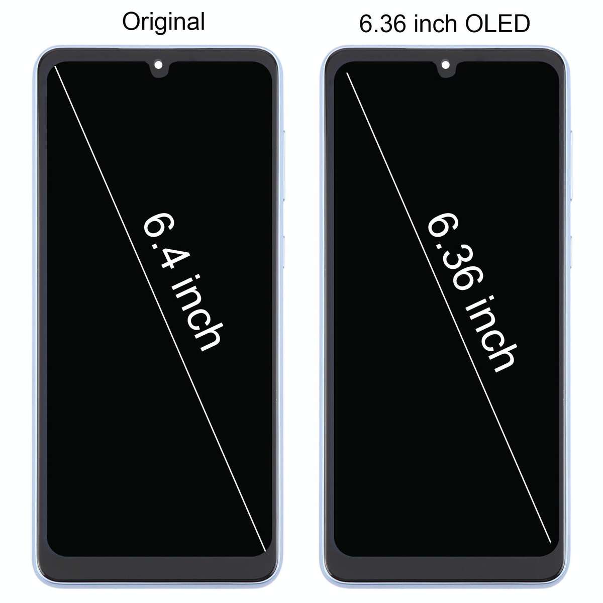 For Samsung Galaxy A33 5G SM-A336 6.36 inch OLED LCD Screen Digitizer Full Assembly with Frame (G...