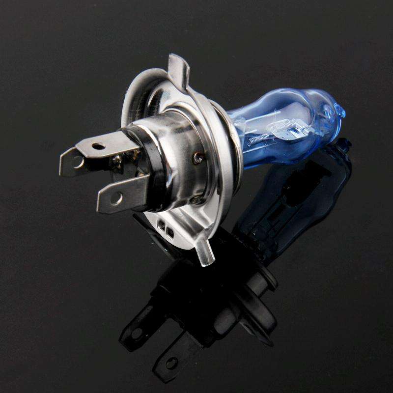 HOD H4 Halogen Bulb, Super White Car Headlight Bulb, 12 V, 90 /100W, 6000K 2400 LM (Pair)