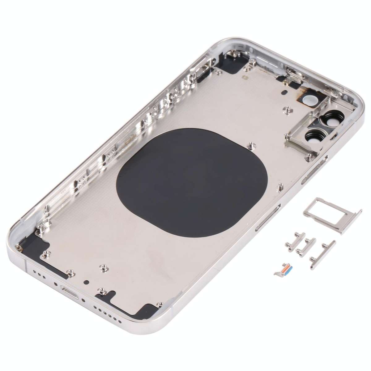 Back Housing Cover with Appearance Imitation of iP13 Pro for iPhone X(White)