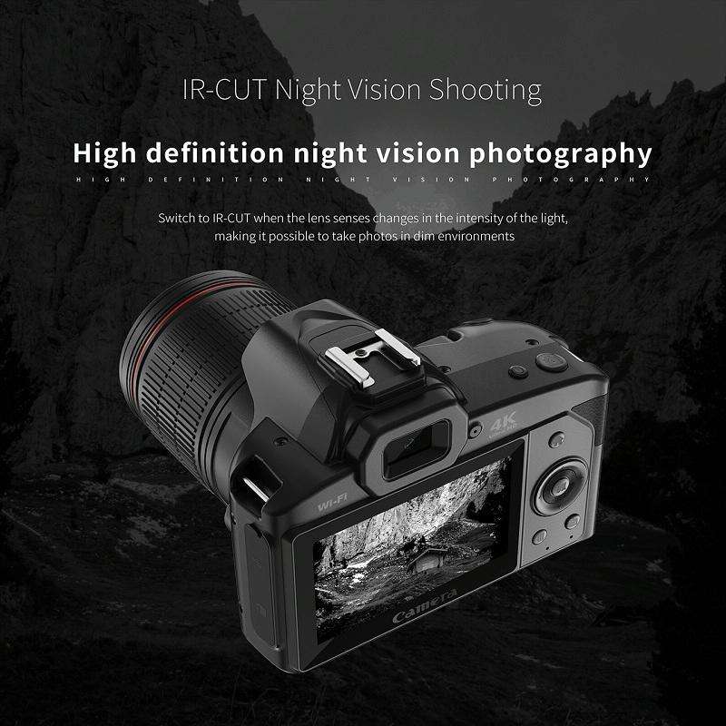 Dual-camera Night Vision 64 Million Pixel High-definition WIFI Digital Camera Standard+Light+Lens...