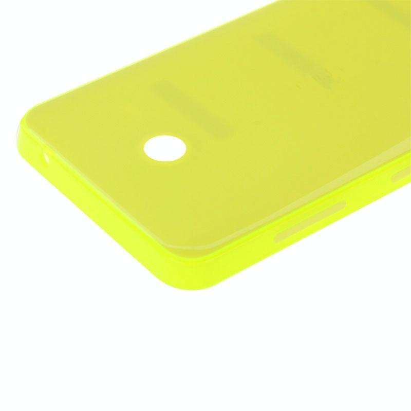 Housing Battery Back Cover + Side Button for Nokia Lumia 635(Yellow)