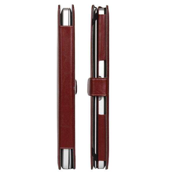 Notebook Leather Case with Snap Fastener for 13.3 inch MacBook Pro(Brown)